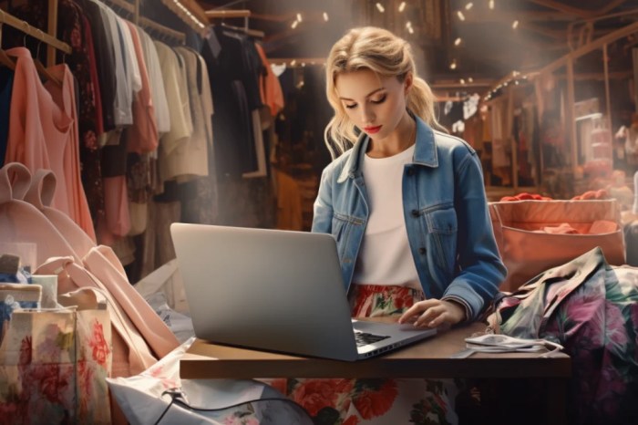 Fashion designer job outlook female designs portrait working her jobs designing industry find career article stock